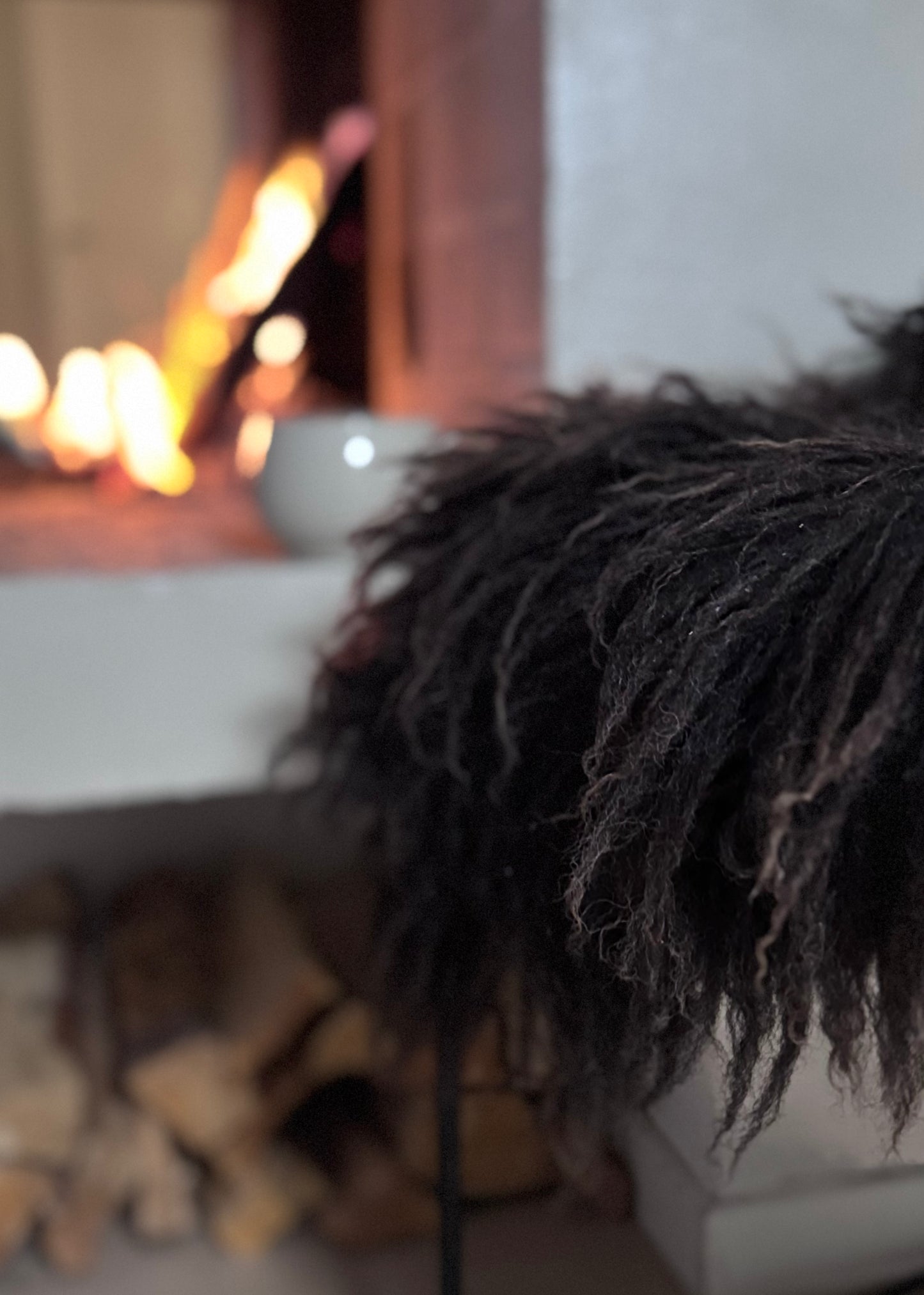Long-haired Sheepskin dark