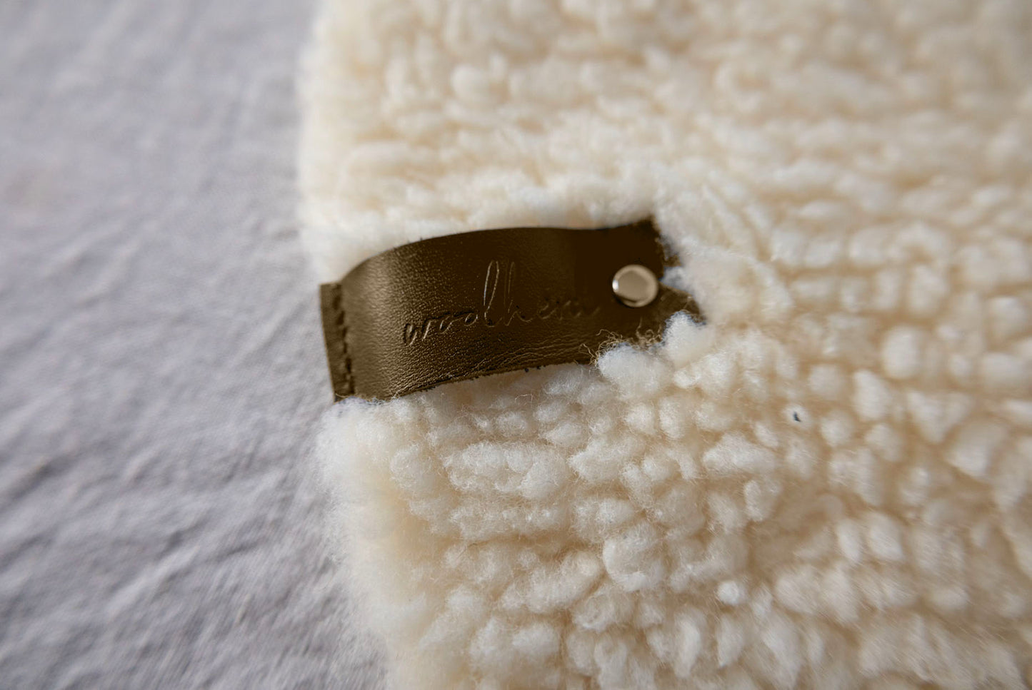 Woolen Seat Pad, sheepskin - Woolherd